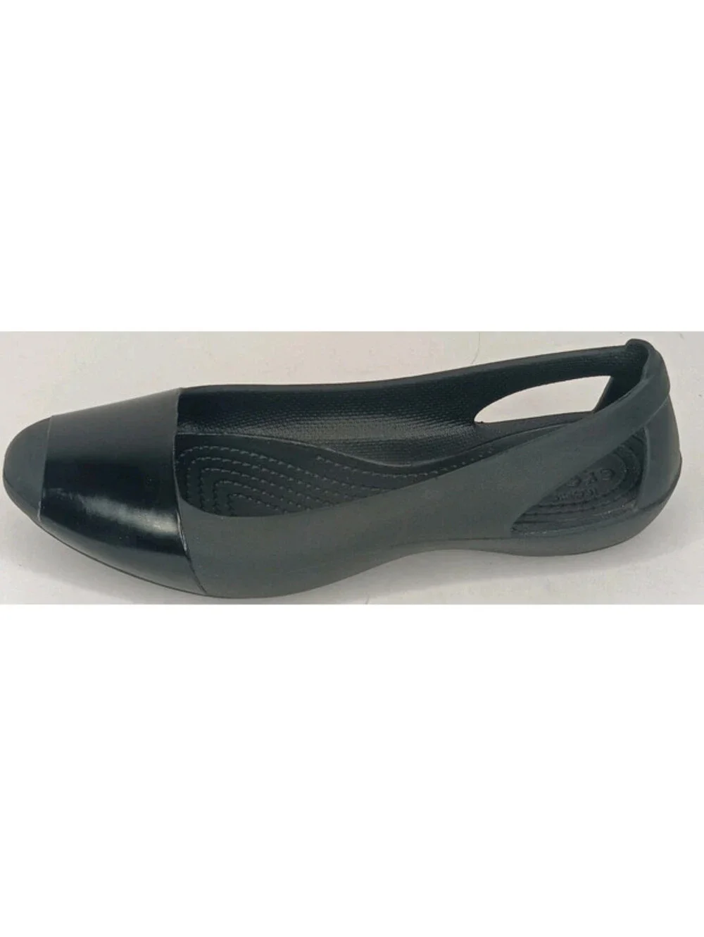 Crocs Sienna Womens Size 5 Iconic Comfort Ballet Flats Slip On Shoes Black